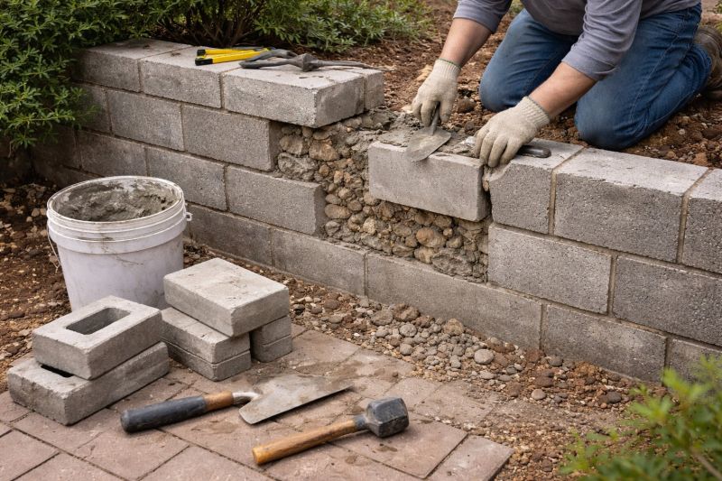 Stone Wall Repair in Cleveland, OH